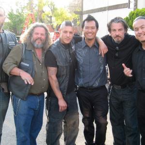 With the cast SON OF ANARCHY