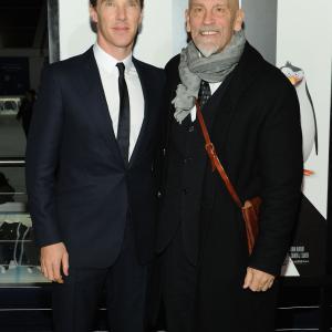 John Malkovich and Benedict Cumberbatch at event of Penguins of Madagascar 2014