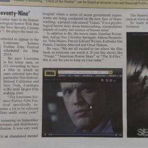 Bo Linton in the News for his role in SEVENTYNINE