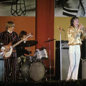 The Rolling Stones Brian Jones Charlie Watts Mick Jagger at the Hollywood Bowl