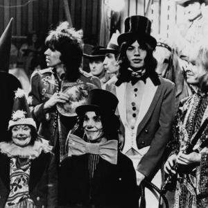 Still of Mick Jagger, Yoko Ono, Keith Richards and The Rolling Stones in The Rolling Stones Rock and Roll Circus (1996)