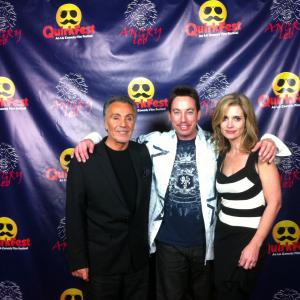 Ruben Roberto Gomez, Mike Breyer and Sabrina Culver on the Red Carpet at QuirkFest for a screening of Southern dysComfort. 03/09/2013