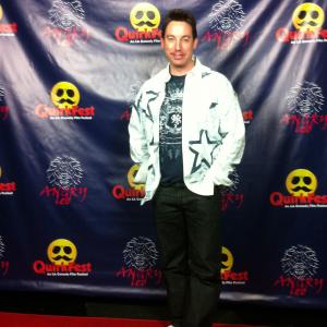 Mike Breyer on the Red Carpet at QuirkFest for a screening of Southern dysComfort 03092013
