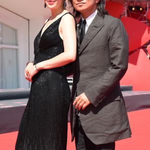 Peter Chan and Sandra Ng at event of Qin ai de (2014)