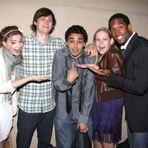Emmy Party with cast mates from Guiding Light. Bonnie Dennison, Zach Conroy, EJ Bonilla, Caitlin VanZandt, Lawrence Saint-Victor. June 2009