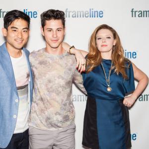 w Michael J Willett and Nathasha Lyonne at Frameline Film Festival in San Francisco