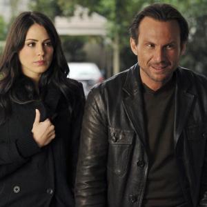 Still of Christian Slater and Michelle Borth in The Forgotten 2009