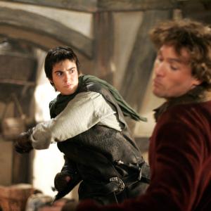 Meghan Ory and John Reardon in Merlin's Apprentice