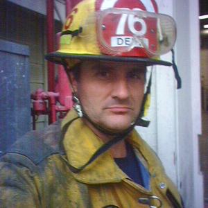 George Fitch Watson as Home Firefighter in The Chosen One starring Rob Schneider directed by Rob Schneider (personal photo)