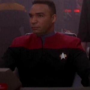 Portraying Helm officer in Star Trek DSN Rules of Engagement