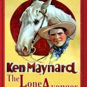 Ken Maynard and Tarzan in The Lone Avenger 1933