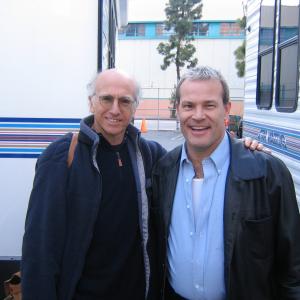 On set of Curb Your Enthusiasm