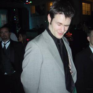 Matthew Lindahl at the Monsters Inc. wrap party, Oct. 2001.