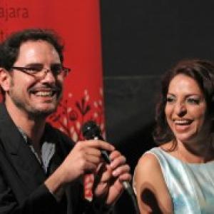 Directos Carlos Cuaron & Actor Veronica Falcon during the presentation of 