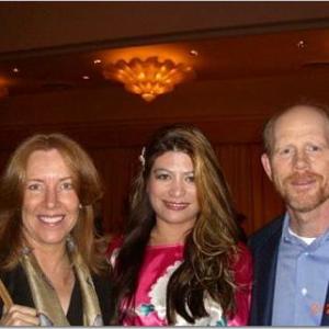 Veronica Grey with Ron Howard and his wife Cheryl in Beverly Hills