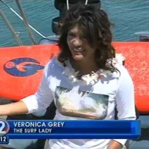 The Surf Lady Veronica Grey talks about the premier of Aqua Seafoam Shame