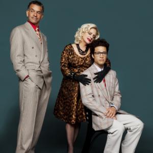 as Carlos with parents (Brian Stokes Mitchell as Ivan and Patti LuPone as Lucia) in Women on the Verge of a Nervous Breakdown