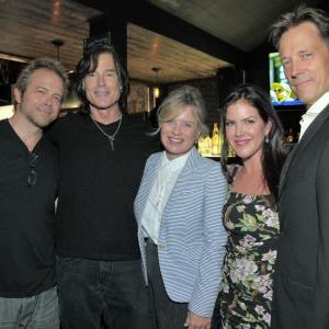 (L to R) Stars of The Bay The Series at The Bay Fan Weekend 2014 Brian Gaskill, Ronn Moss, Kira Reed Lorsch, Mary Beth Evans, and Matthew Ashford