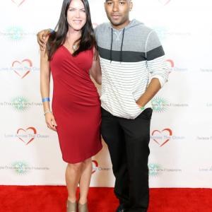 Kira Reed Lorsch and Derrell Whitt of The Bay The Series at LoveAcrossTheOceanorg 7th Annual Celebrity Poker Tournament