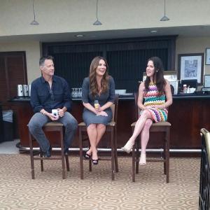 General Hospital Fan Club Weekend 2015 with GH Star Lilly Melgar flanked by her The Bay The Series costars Matthew Ashford and Kira Reed Lorsch