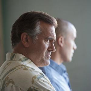 Still of Coby Bell and Bruce Campbell in Vilko bilietas (2007)