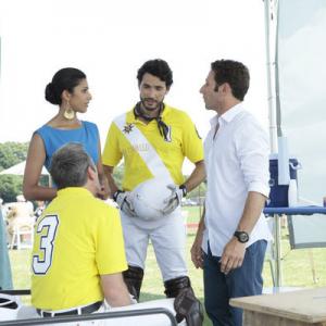 Still of Gary Cole Mark Feuerstein Khotan and Reshma Shetty in Royal Pains 2009