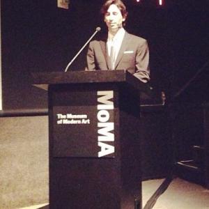 Ronald Krauss speaking at The Museum of Modern Art  New York City
