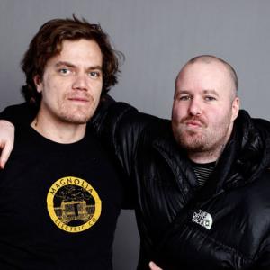 Michael Shannon and Noah Buschel pose for a portrait during the 2009 Sundance Film Festival held at the Film Lounge Media Center on January 21 2009 in Park City Utah