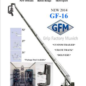 Iron Grip, LLC New GF-16 Camera Crane