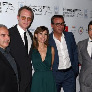 Dubai International Film Festival 2015. Zulfikar Guzelgun, Paul Bettany, Katie Mustard, Steffen Aumuller, Dana Brown