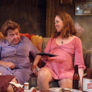 Sandy Martin and Virginia Newcomb in The Fountain Theatre's A House Not Meant To Stand by TN Williams.