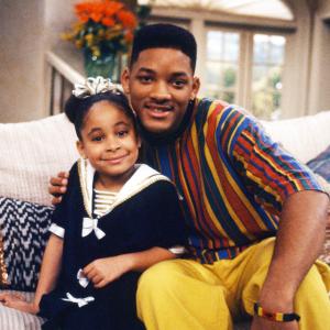 Still of Will Smith and RavenSymon in The Fresh Prince of BelAir 1990