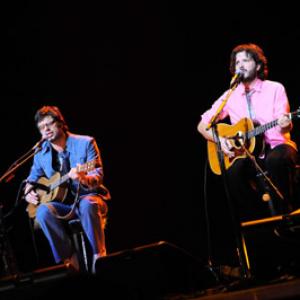 Bret McKenzie and Jemaine Clement at event of Flight of the Conchords (2007)