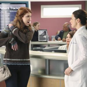 Jessica Gardner and Caterina Scorsone. Grey's Anatomy episode 1107