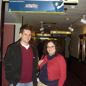 Georgina Garcia Riedel and Sean Robert Olson at the Denver Intl Film Festival premiere of 