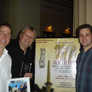 Vance J Elliott John David Dick and Sean Robert Olson at the 168 Film Festival