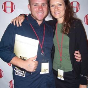 Stephanie Albrycht & Robert Gustafson at Hermosa Shorts Film Festival