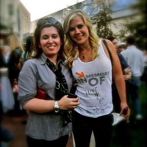 Farnaz and Alison Sweeney at Stand Up 2 Cancer 2010