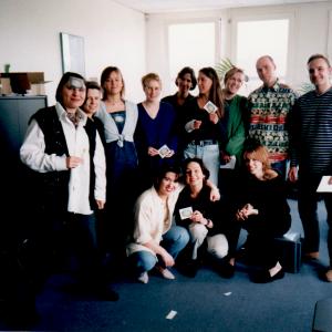 Farnaz Samiinia and Coworkers at Endemol Enterainment  1993