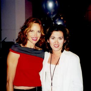 Farnaz Samiinia and Sarah Buxton at The Bold And The Beautiful party 2003