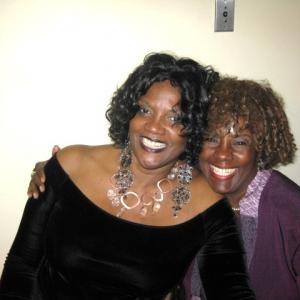 Anna Maria Horsford and CeCe Antoinette at Reception for 2010 Los Angeles Womens Theatre Festival. Anna Maria Hosted the evening with Ted Lange.