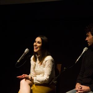Genevieve speaking on the meet filmmakers panel at the Human Rights Arts and Film Festival in Melbourne