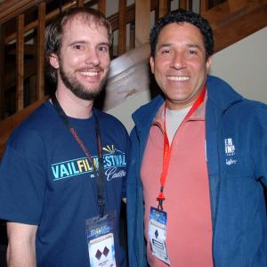 Oscar Nuñez and Michael Howard at the 2011 Vail Film Festival.