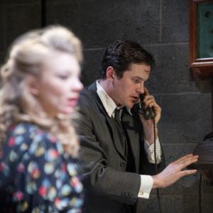 Kieran Bew as John and Natalie Dormer as Julie in Partrick Marbers After Miss Julie at the Young Vic Theatre