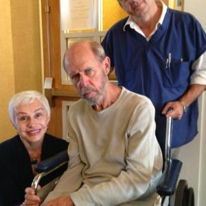 With Geoffrey Lewis and David Yow on the set of HIGH AND OUTSIDE