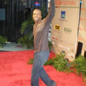 Producer and Lead actor Andre Gordon on the red carpet of The Chronicles Of Curtis Tucker