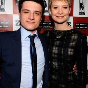 Josh Hutcherson and Mia Wasikowska at event of The Kids Are All Right (2010)