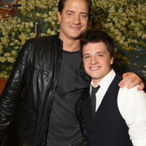 Brendan Fraser and Josh Hutcherson at event of Journey to the Center of the Earth 2008