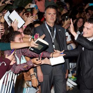 Josh Hutcherson at event of Eskobaras: kruvinas rojus (2014)