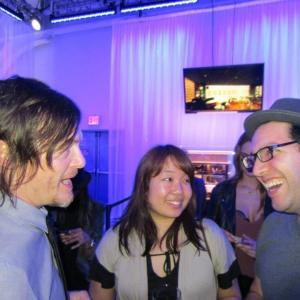 Jayson Simba with Norman Reedus at NYC's Lexus Design Matters
